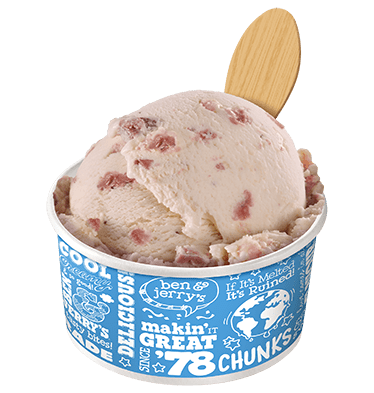 Fraise Original Ice Cream dan un bar laitier