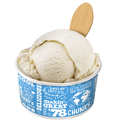 Vanille Original Ice Cream dan un bar laitier