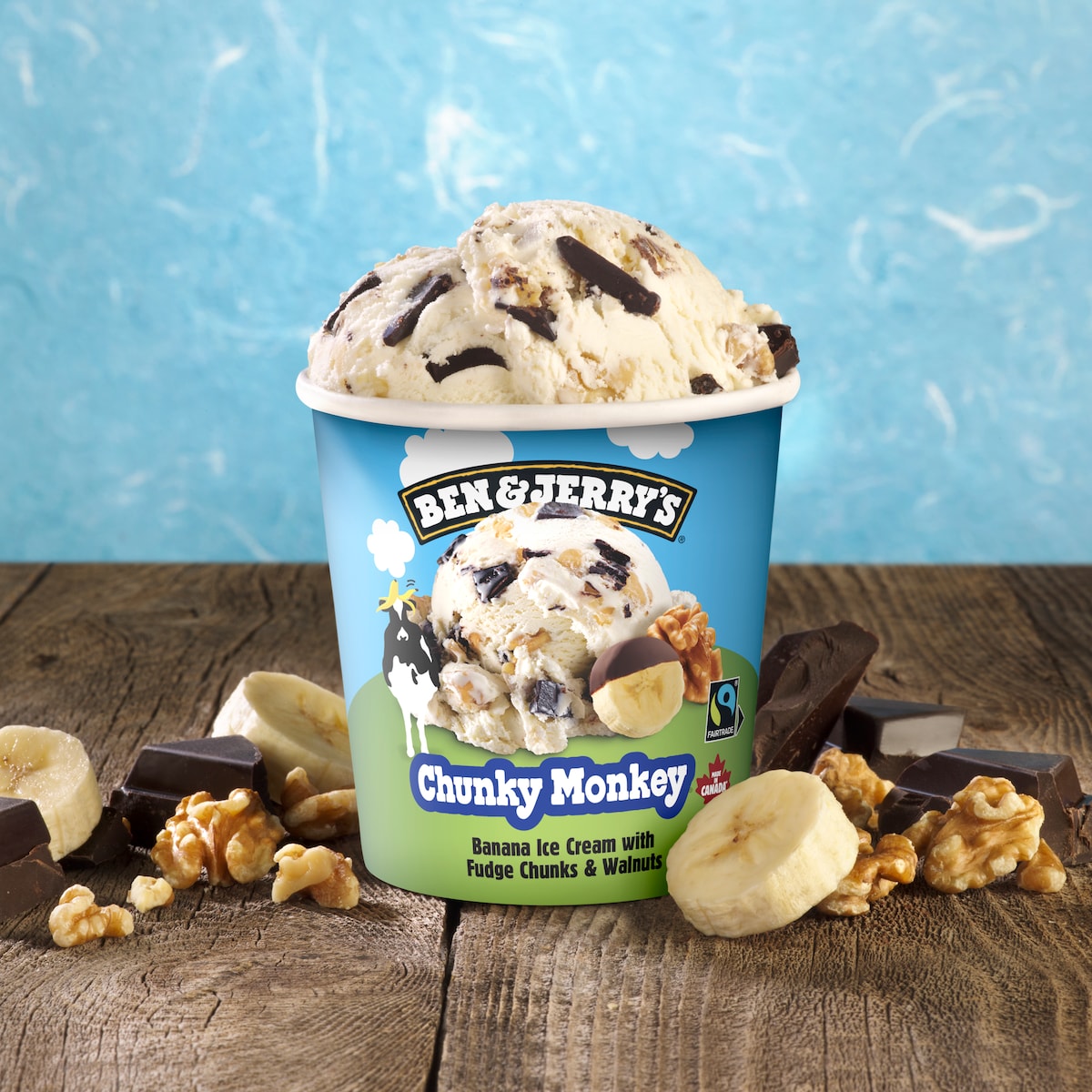 Chunky Monkey Ice Cream - Pint 2 / 3