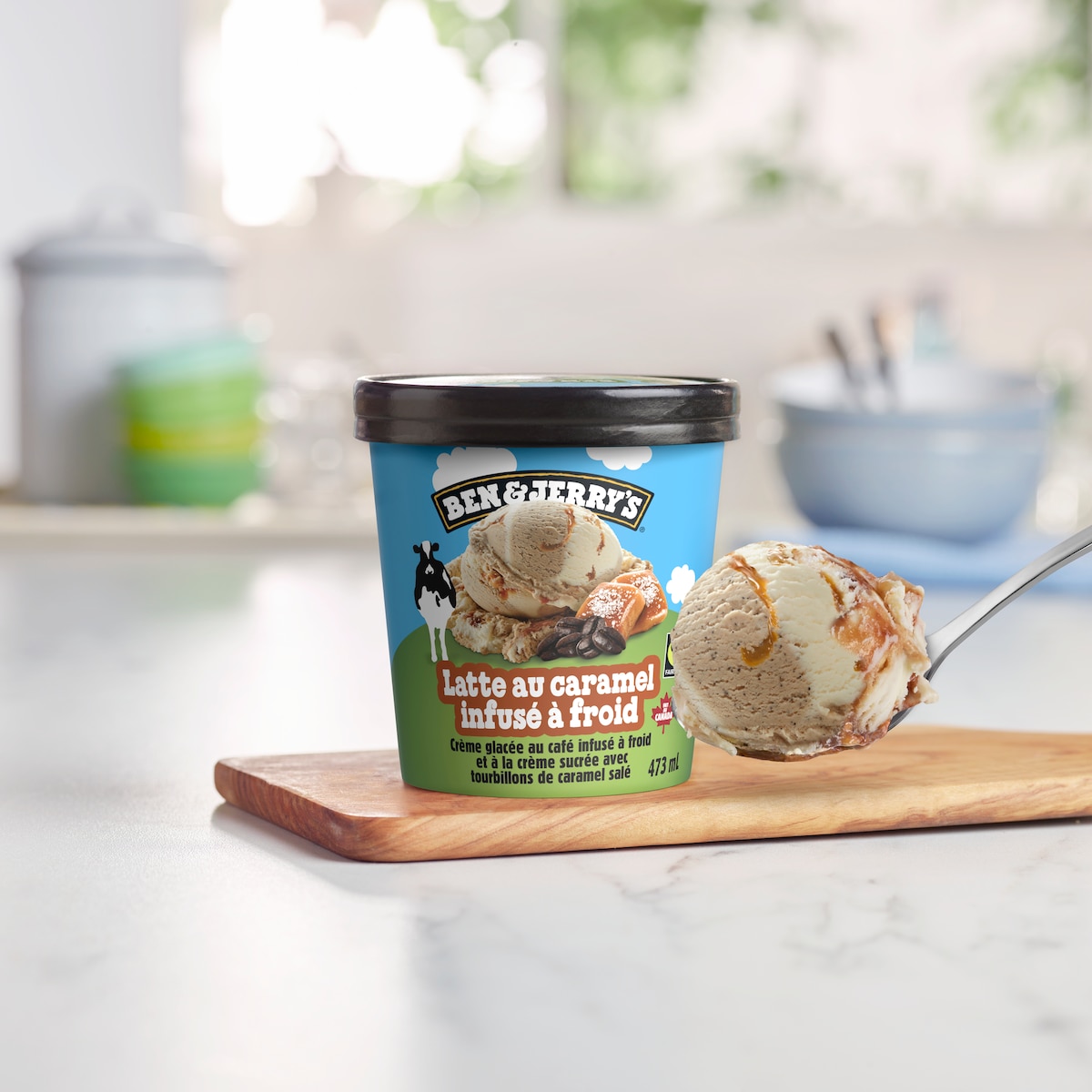 Cold Brew Caramel Latte Ice Cream - Pint 4 / 5